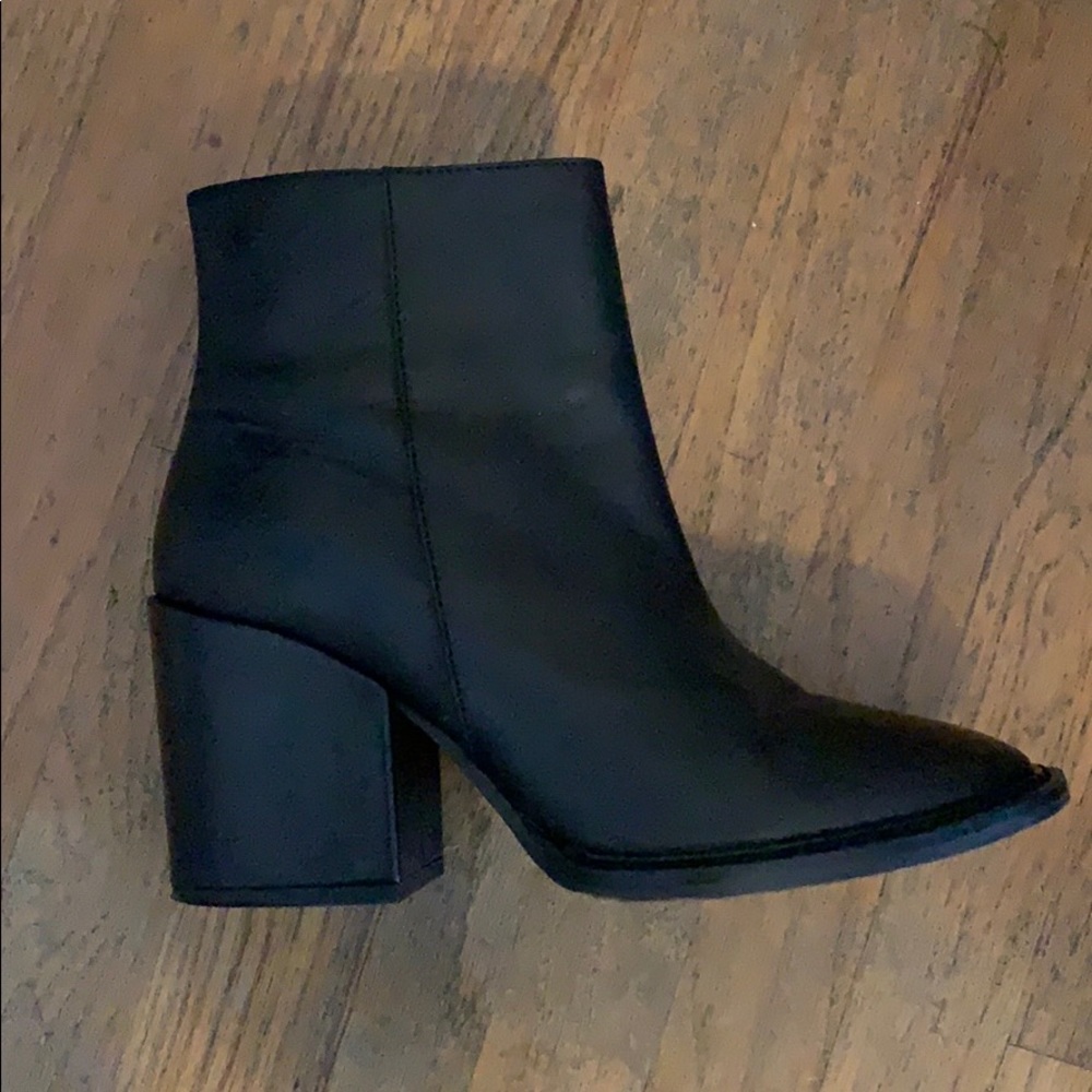 Black heeled boots by ASOS